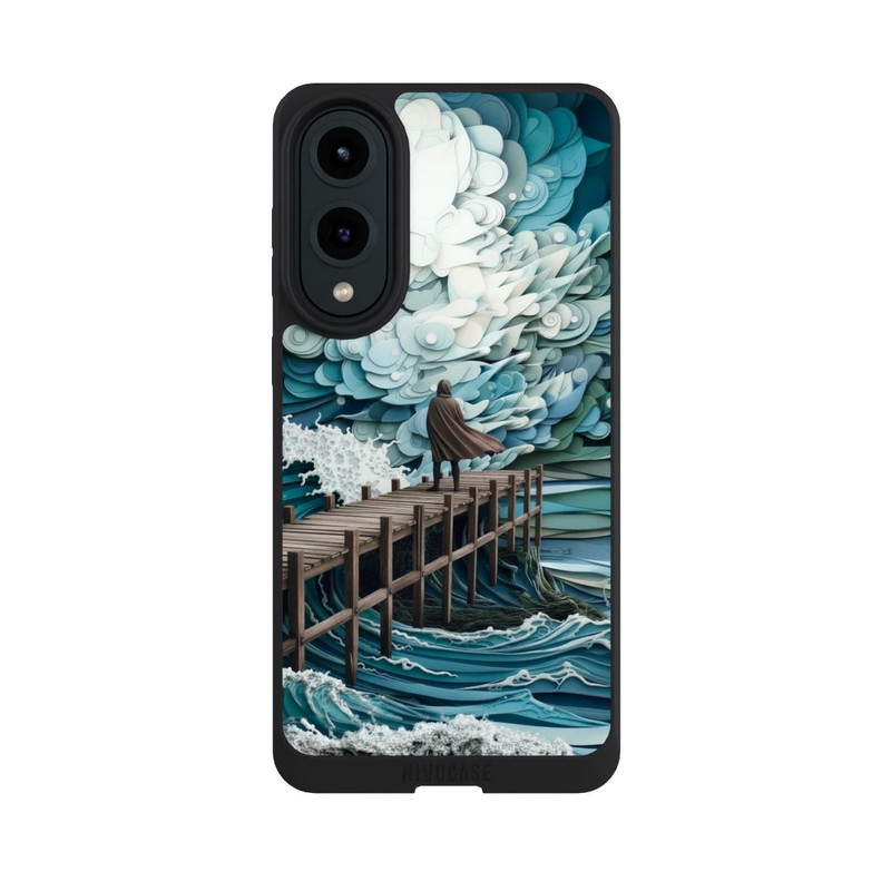 Galaxy S25 Edge NIVOpure Stürmische See mit KI