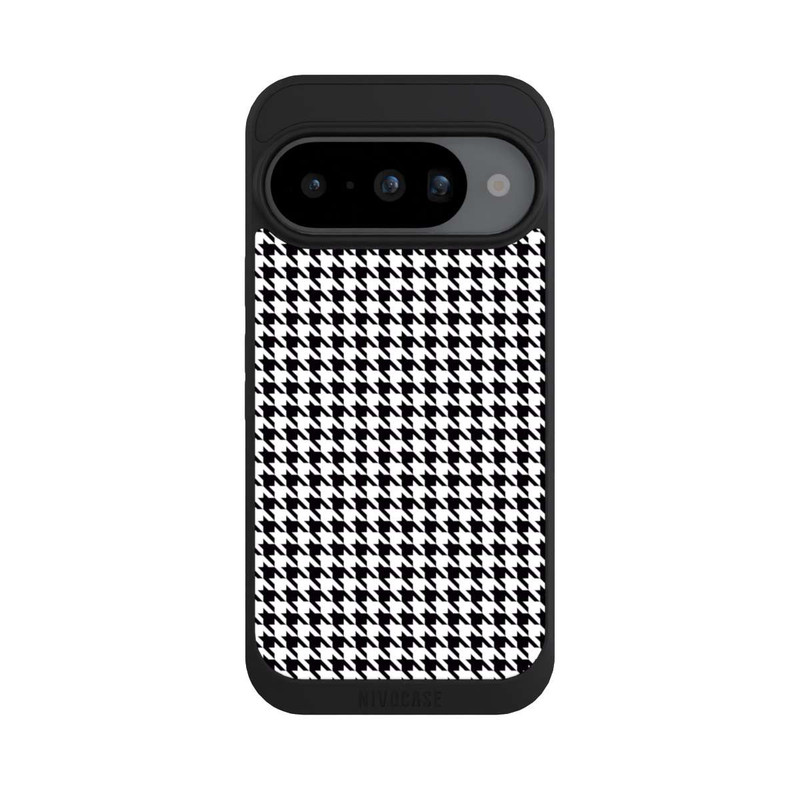 Pixel 10 NIVOpure Hahnentritt Schwarz Weiß
