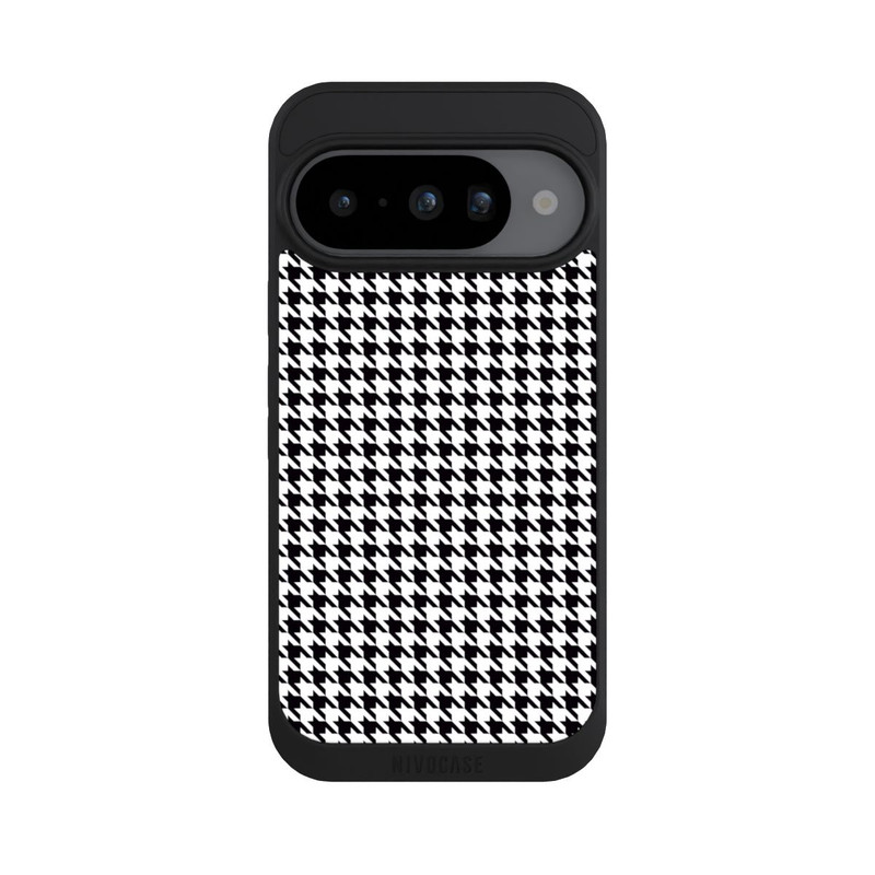 Pixel 10 NIVOpure Hahnentritt Schwarz Weiß