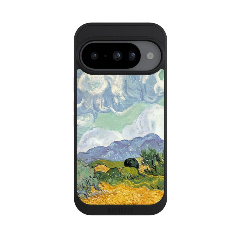Pixel 10 NIVOpure Weizenfeld mit Zypressen