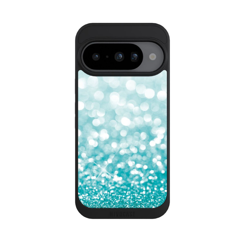 Pixel 10 NIVOpure Petrol Glitter Look