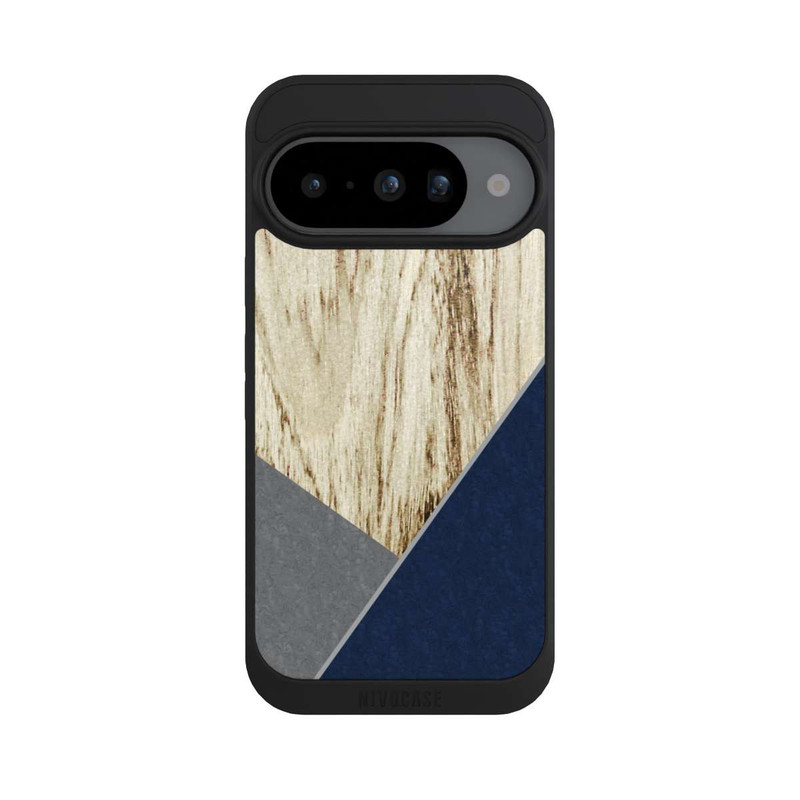 Pixel 10 NIVOpure Bois Graphique Bleu