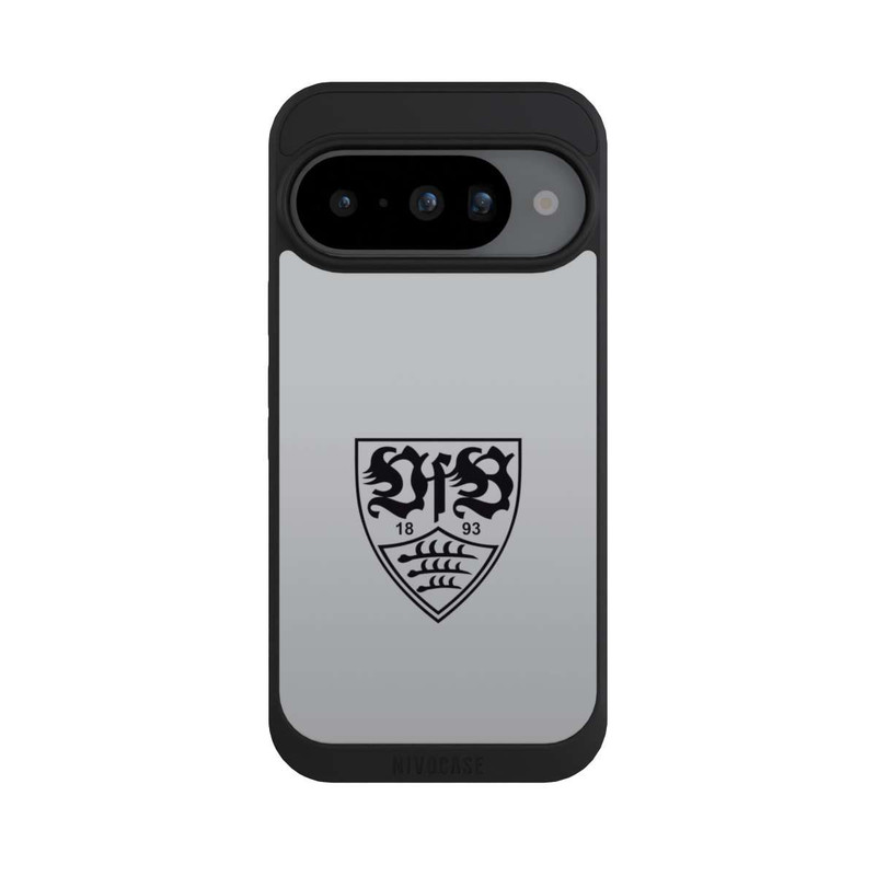 Pixel 10 NIVOpure VfB Stuttgart Wappen Grau