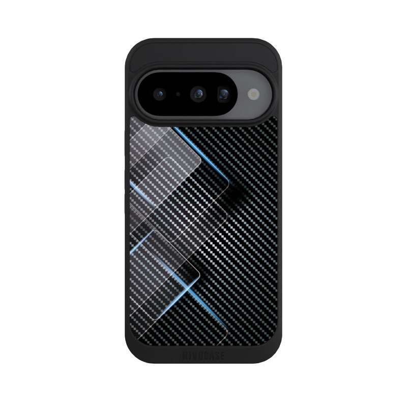 Pixel 10 NIVOpure Lignes Bleues Carbones