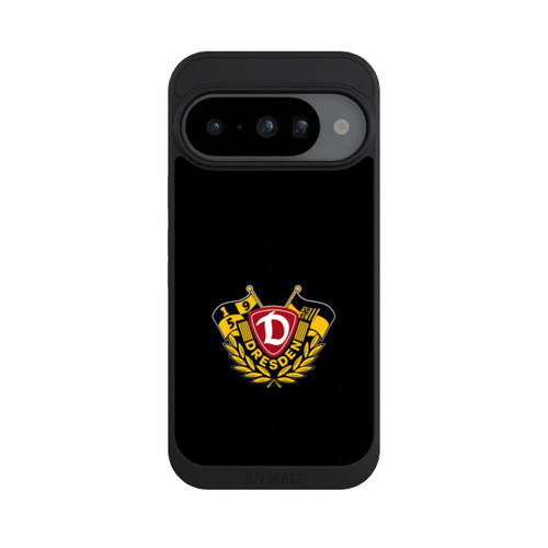 Google Pixel 10 NIVOpure Dynamo Wappen mit Fahnen