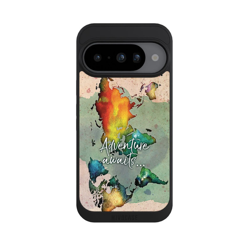 Pixel 10 NIVOpure Bunte Weltkarte