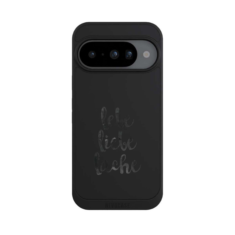 Pixel 10 NIVOpure Lebe Liebe Lache ohne Hintergrund