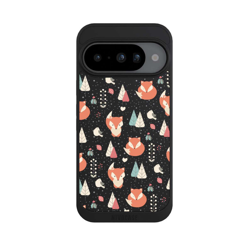 Pixel 10 NIVOpure Motif Renards sans Fond