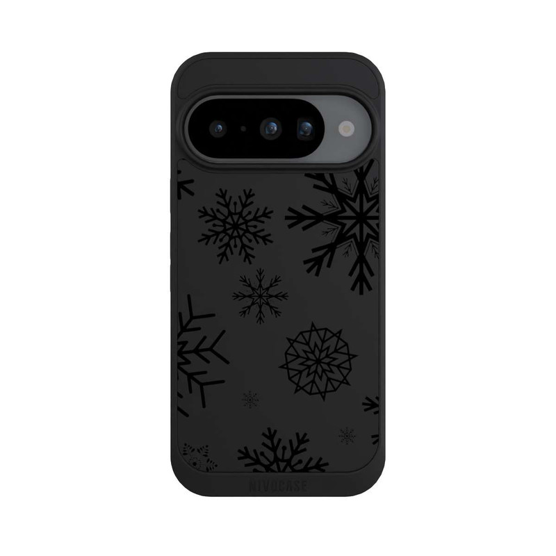 Pixel 10 NIVOpure Blue Snowflakes ohne Hintergrund