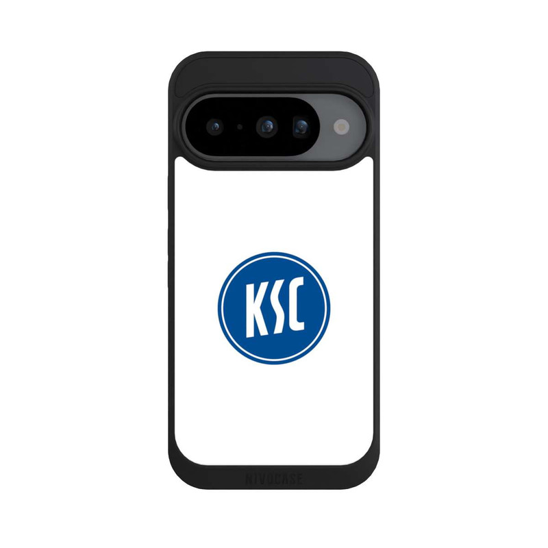 Pixel 10 NIVOpure KSC Logo auf Weiß