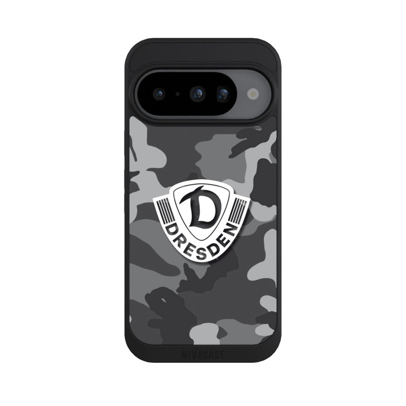 Pixel 10 NIVOpure Dresden Camouflage Grau - Dynamo Dresden