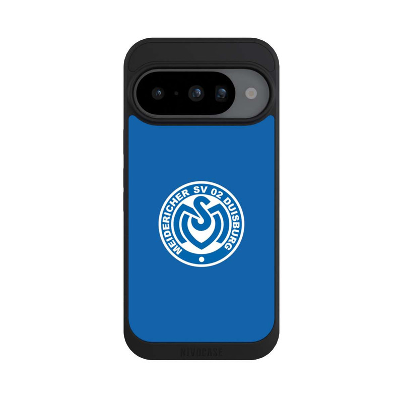 Pixel 10 NIVOpure MSV Logo auf Blau
