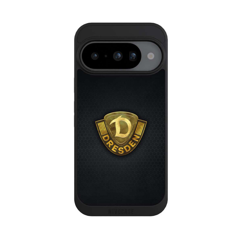 Pixel 10 NIVOpure Goldenes Logo Look Dynamo Dresden