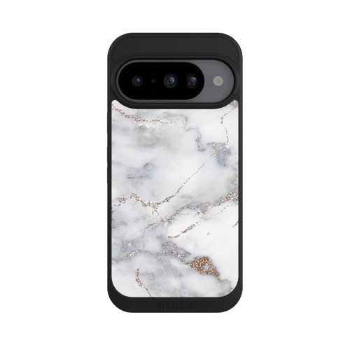 Google Pixel 10 NIVOpure Silberglitzer Marmorlook