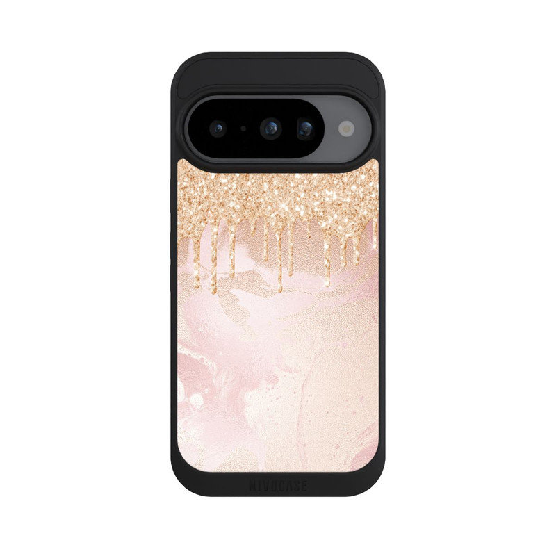 Pixel 10 NIVOpure Gouttelettes Scintillantes Look Rose Gold