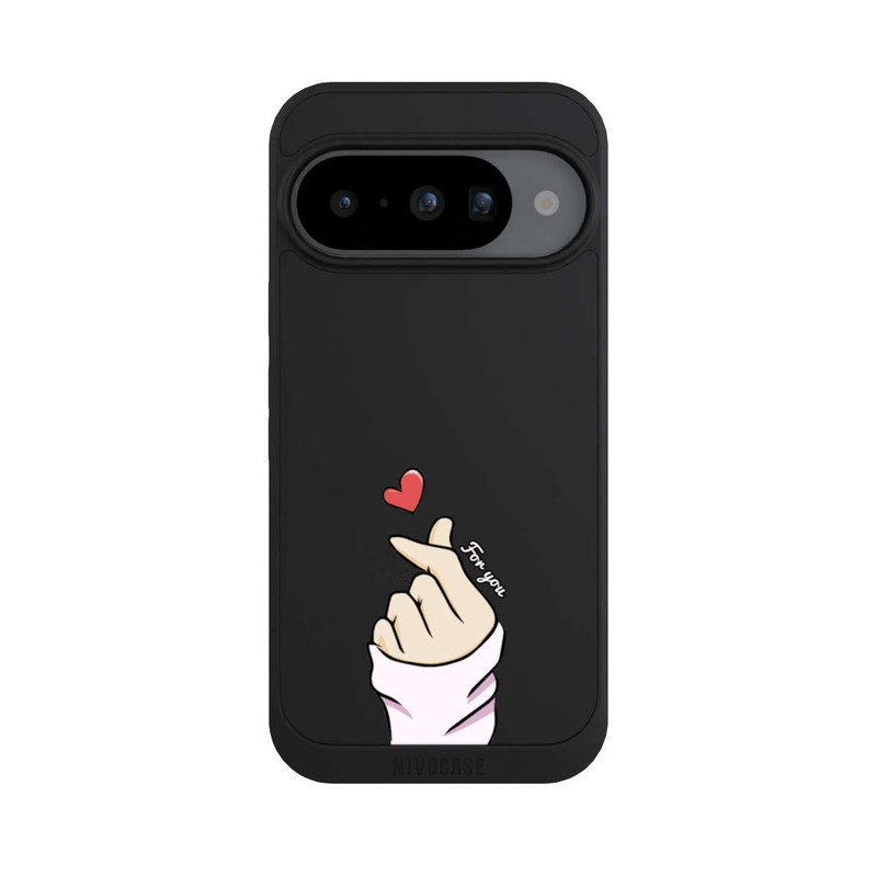 Pixel 10 NIVOpure Finger Hearts ohne Hintergrund