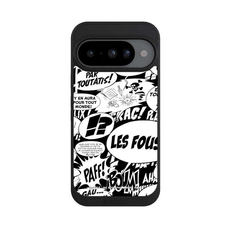 Pixel 10 NIVOpure Sprechblasen Asterix Schwarz