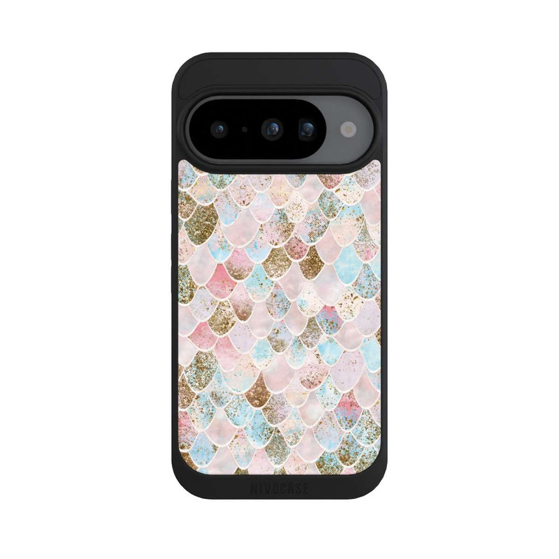 Pixel 10 NIVOpure Glitzer Look Meerjungfrau Muster