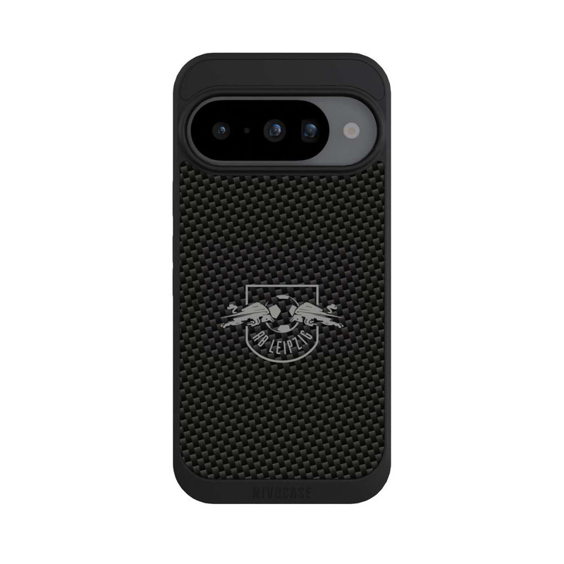 Pixel 10 NIVOpure Graues RB Leipzig Logo auf Carbonoptik