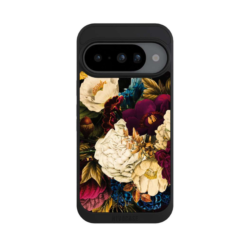 Pixel 10 NIVOpure Dunkle Vintage Blumen