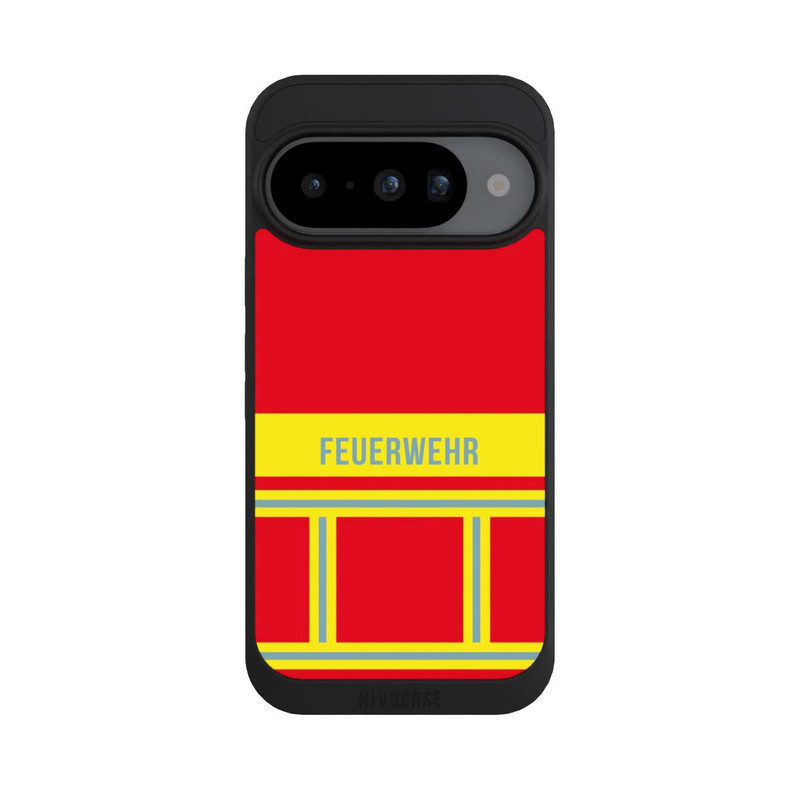 Pixel 10 NIVOpure Rote Feuerwehr Jacke