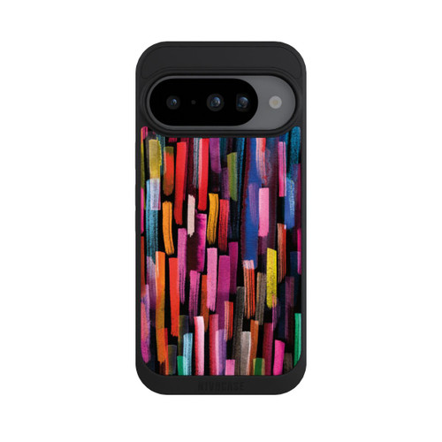 Google Pixel 10 NIVOpure Bunte Pinselstriche schwarz