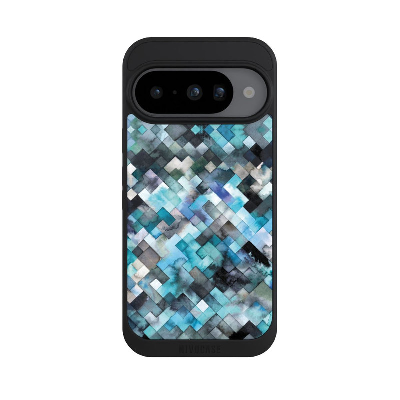 Pixel 10 NIVOpure Moody Geometry Blue