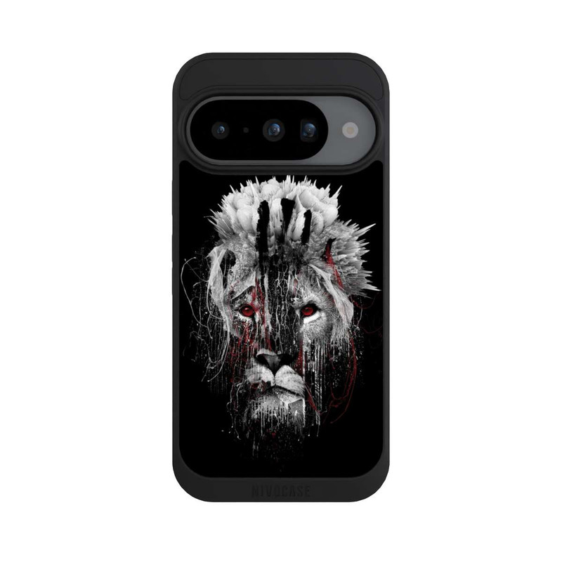 Pixel 10 NIVOpure Löwe Rote Augen