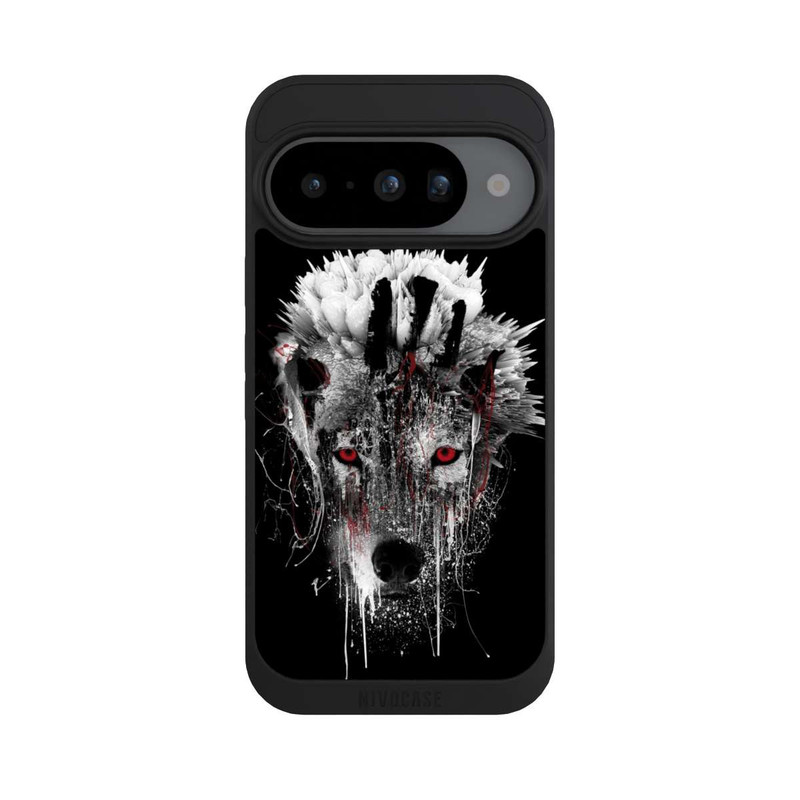 Pixel 10 NIVOpure Rote Augen Wolf