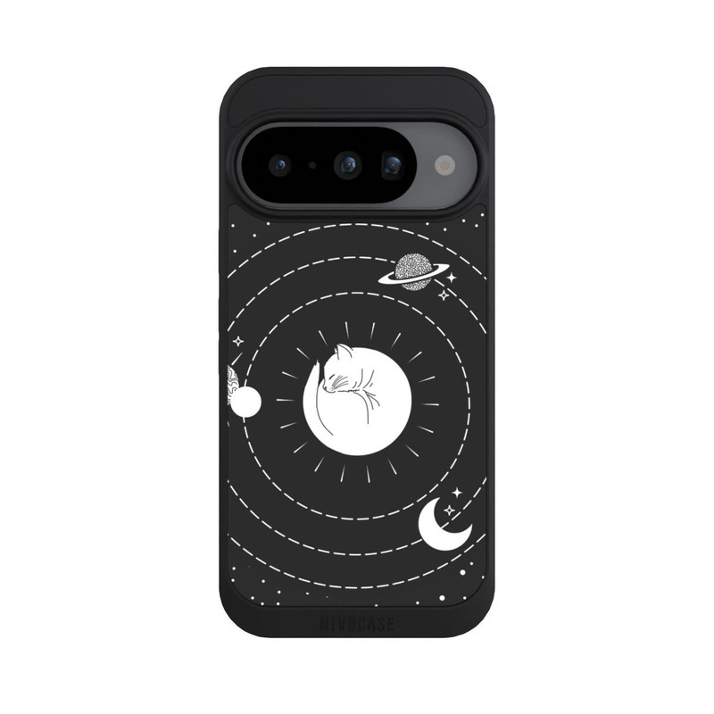Pixel 10 NIVOpure Katze und Mond