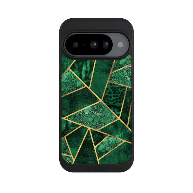 Pixel 10 NIVOpure Tief Smaragdgrün Golddruck