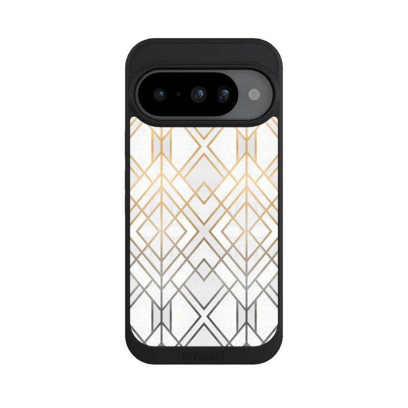 Pixel 10 NIVOpure Imprimé Geo Gold doré et gris