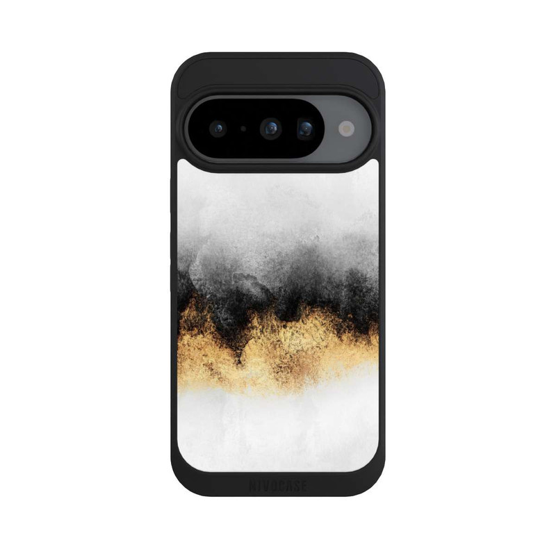 Pixel 10 NIVOpure Grauer Himmelstaub Golddruck