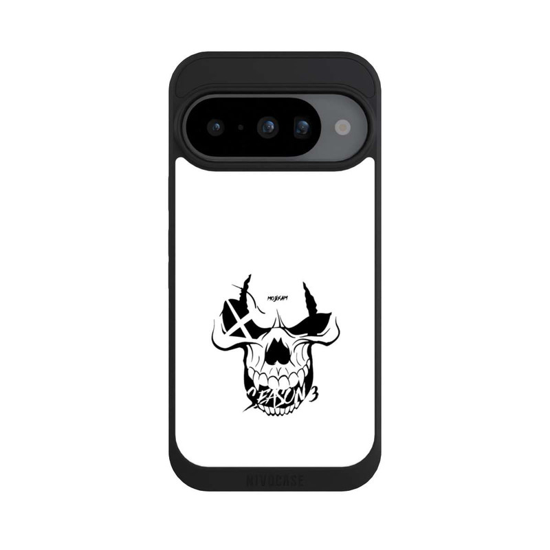 Pixel 10 NIVOpure Schädel Weiß/Schwarz