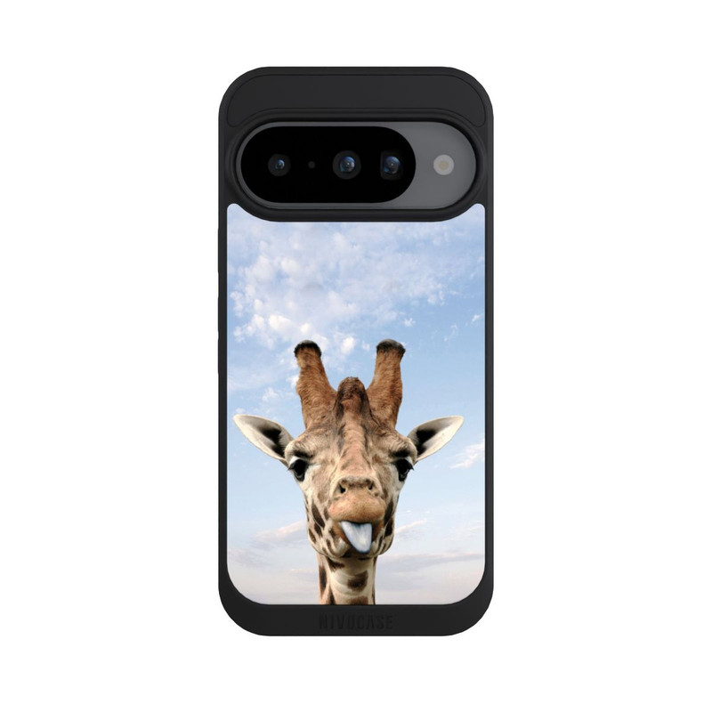 Pixel 10 NIVOpure Giraffe On Road