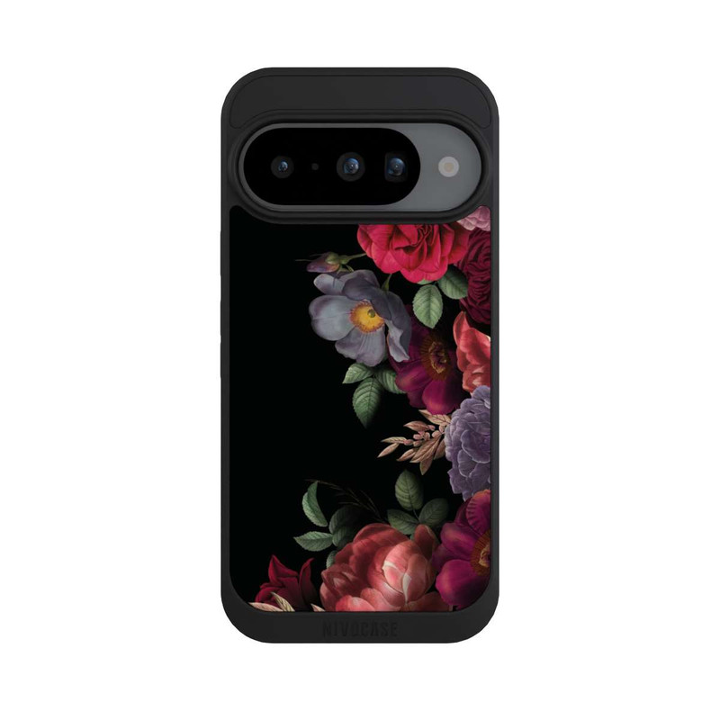 Pixel 10 NIVOpure Fleurs sur noir
