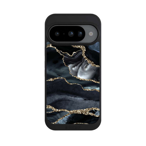 Google Pixel 10 NIVOpure Dark Marble Gold Glitter Look