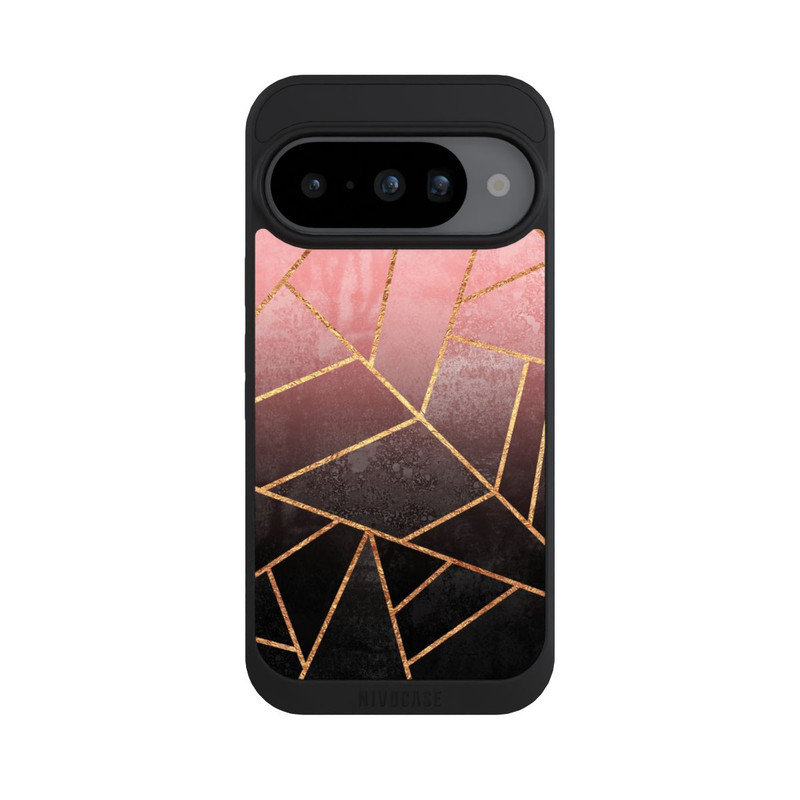 Pixel 10 NIVOpure Imprimé Pierre Or Rose Et Noir