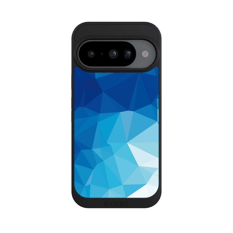Pixel 10 NIVOpure Mosaïque Polygonale Bleue