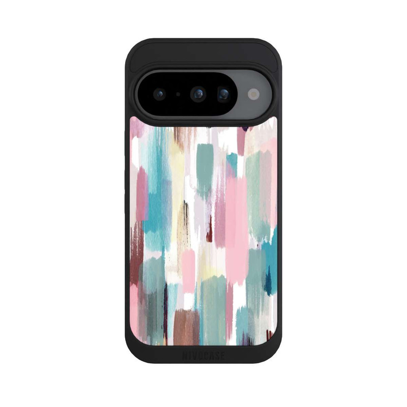 Pixel 10 NIVOpure Coups de pinceau abstraits Nuances pastel