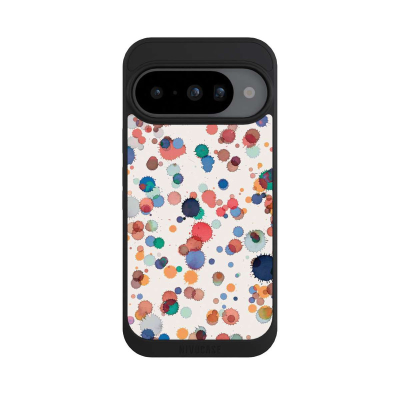 Pixel 10 NIVOpure Tropfen Aquarell Textur Blau Gelb