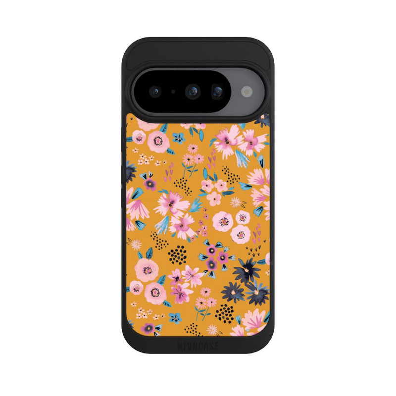 Pixel 10 NIVOpure Petites Fleurs Jaune Moutarde