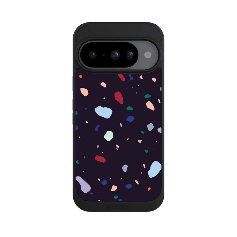 Pixel 10 NIVOpure Moderner dunkel abgerundeter Terrazzo
