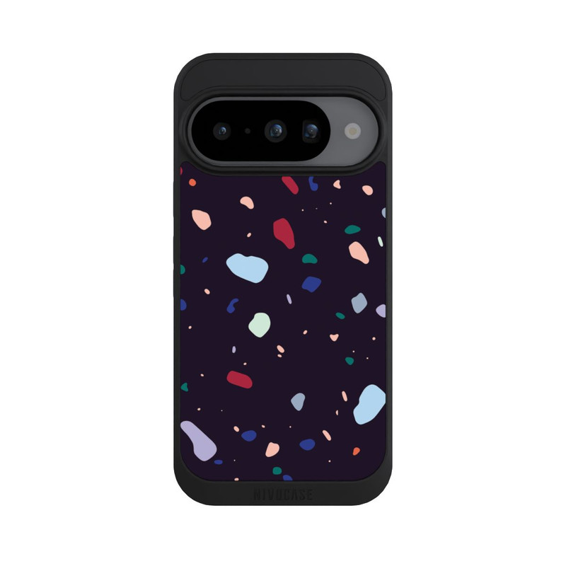 Pixel 10 NIVOpure Terrazzo arrondi foncé moderne