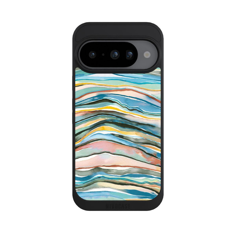 Pixel 10 NIVOpure Watercolor Agate Layers Blue