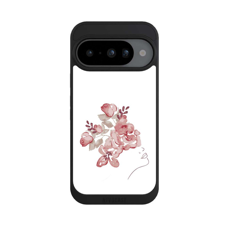Pixel 10 NIVOpure Line Art Fleurs de visage de femme