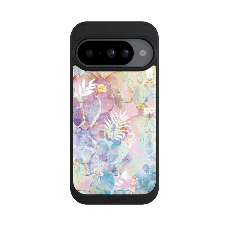 Pixel 10 NIVOpure Aquarell Blühende Kakteen