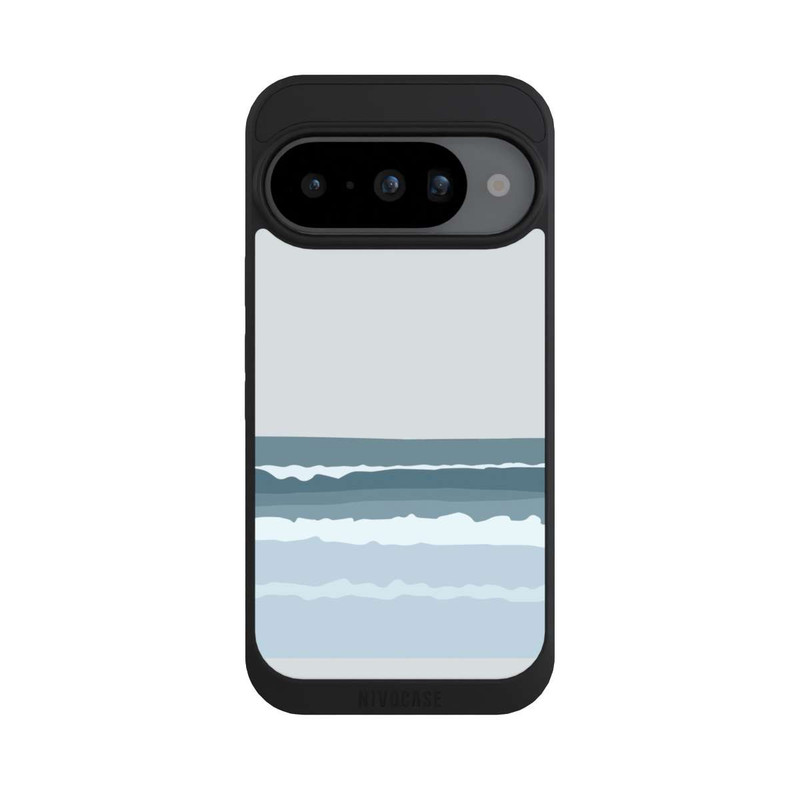 Pixel 10 NIVOpure Vagues bleues abstraites