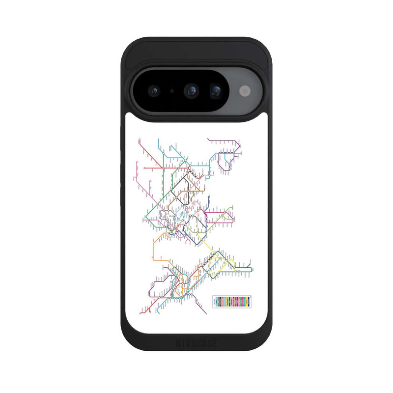 Pixel 10 NIVOpure Metro-Weltkarte