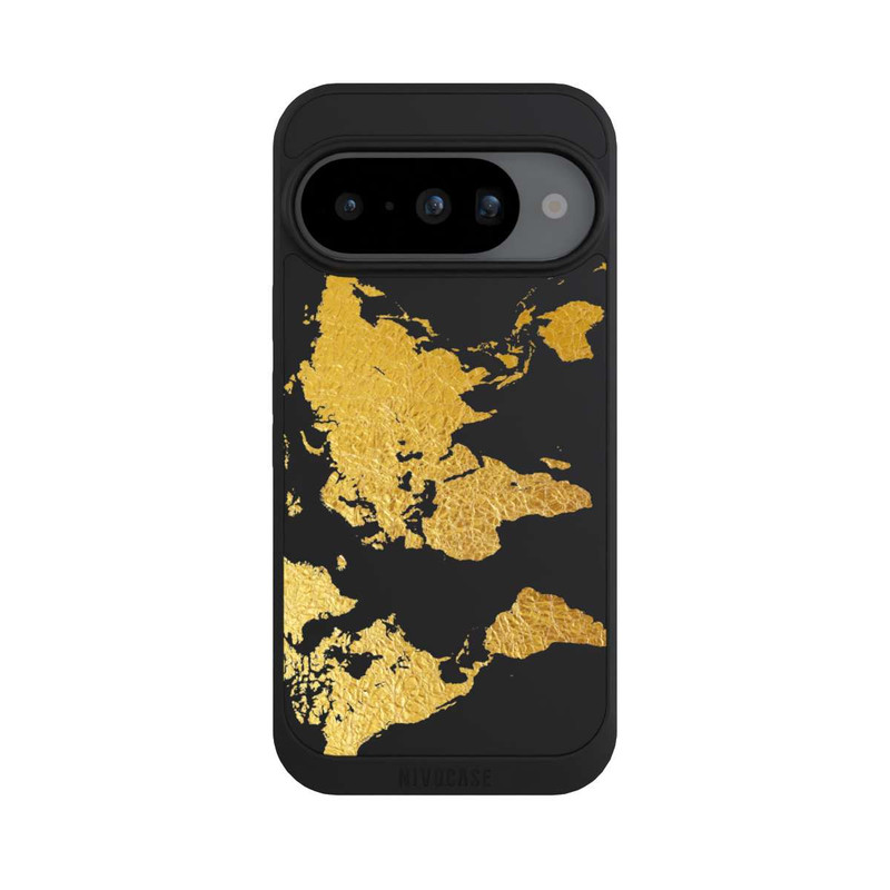 Pixel 10 NIVOpure Weltkarte Gold Transparent